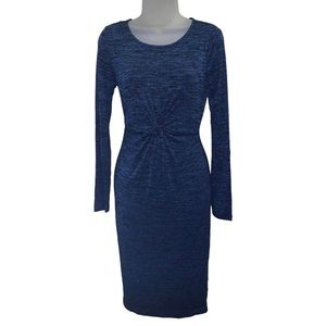 Forever 21 Navy Blue & Black Sweater Dress